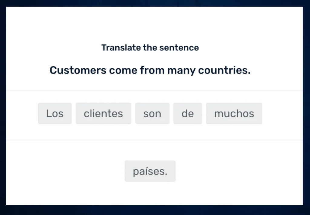 Translate sentences on LingQ to gain a better understanding of how sentences are composed 